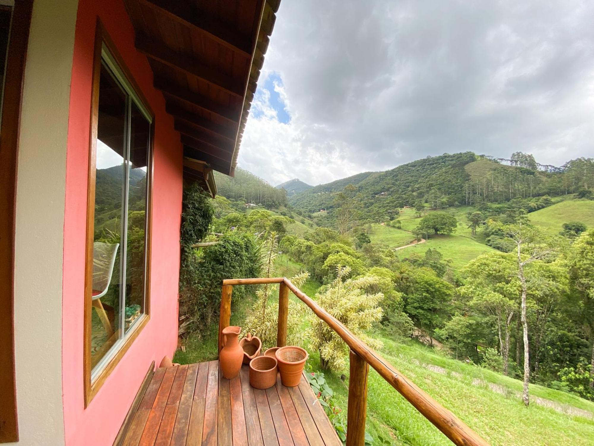 Chale Nas Montanhas Em Sao Francisco Xavier Villa Buitenkant foto