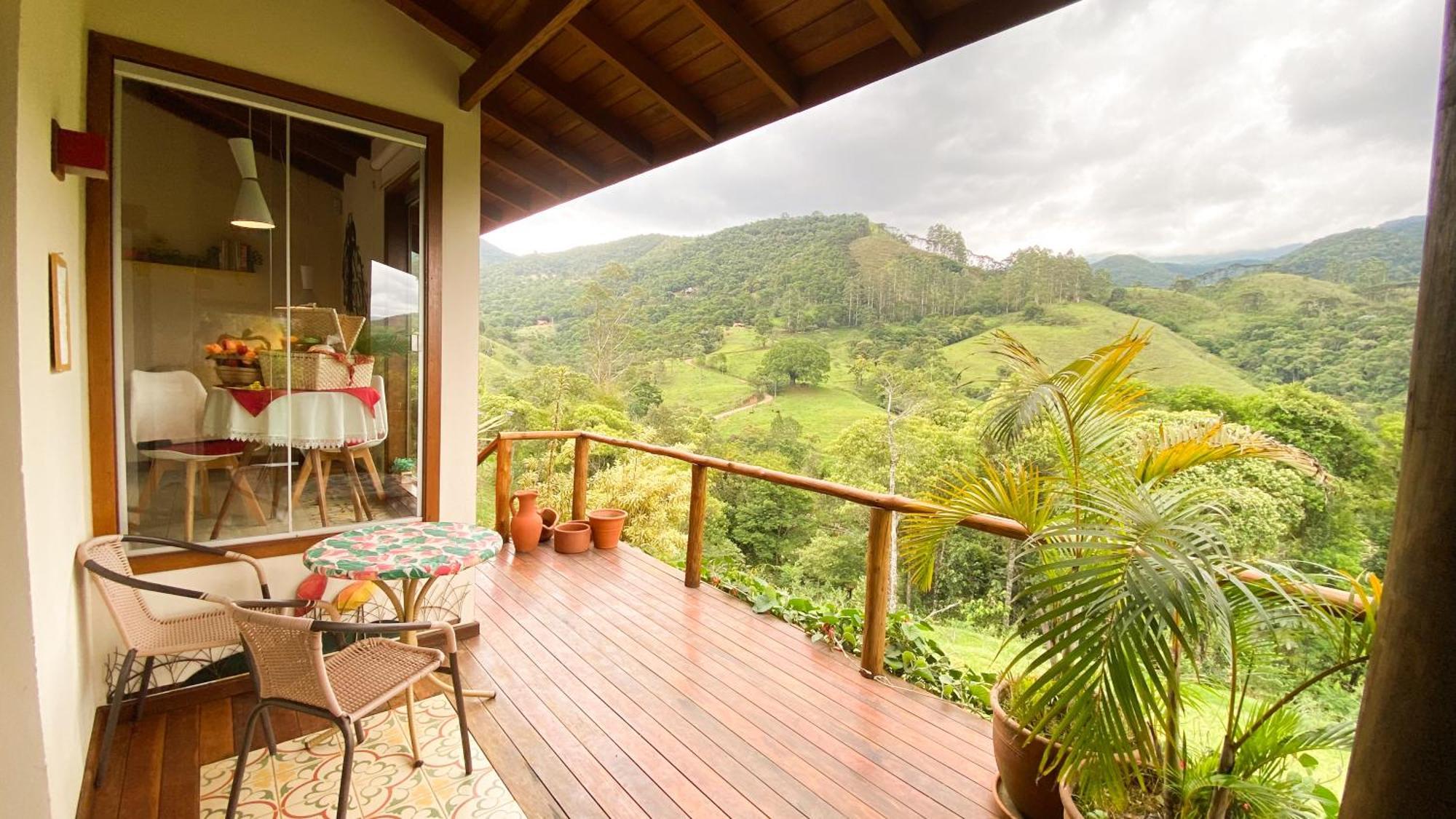 Chale Nas Montanhas Em Sao Francisco Xavier Villa Buitenkant foto